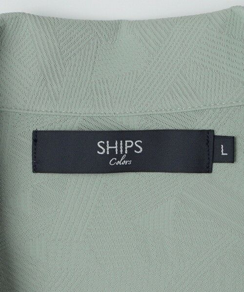 SHIPS / シップス シャツ・ブラウス | SHIPS Colors:〈接触冷感〉カット ジャカード オープンカラー シャツ | 詳細13