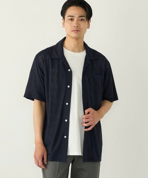SHIPS / シップス シャツ・ブラウス | SHIPS Colors:〈接触冷感〉カット ジャカード オープンカラー シャツ | 詳細27