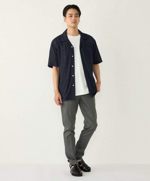 SHIPS / シップス シャツ・ブラウス | SHIPS Colors:〈接触冷感〉カット ジャカード オープンカラー シャツ | 詳細30