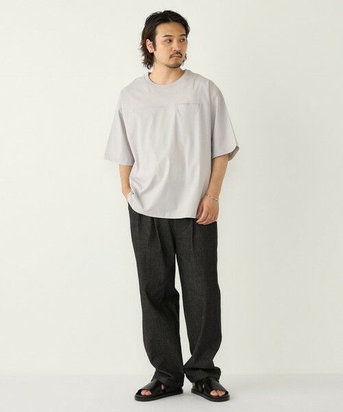 SHIPS / シップス Tシャツ | SHIPS Colors:〈接触冷感〉ナイロン フハク Tシャツ | 詳細6