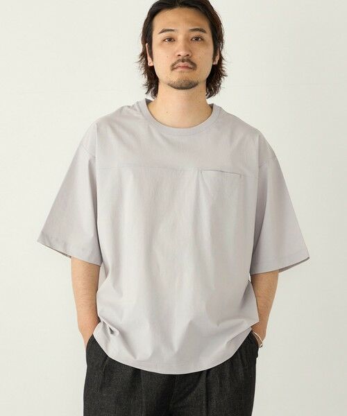 SHIPS / シップス Tシャツ | SHIPS Colors:〈接触冷感〉ナイロン フハク Tシャツ | 詳細9