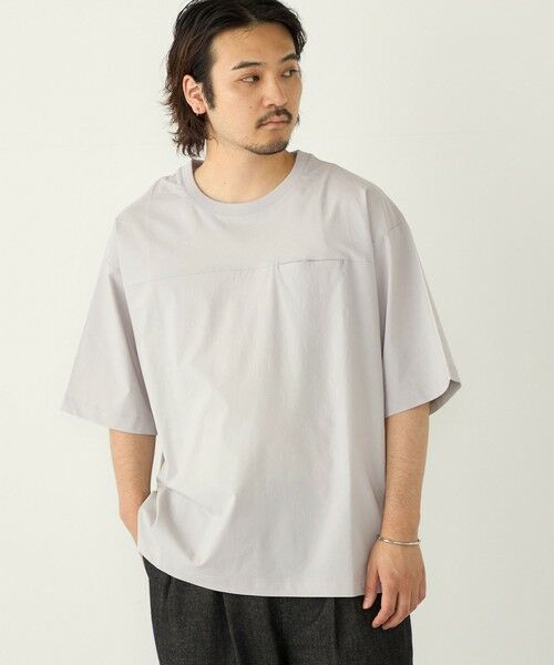 SHIPS / シップス Tシャツ | SHIPS Colors:〈接触冷感〉ナイロン フハク Tシャツ（グレー）