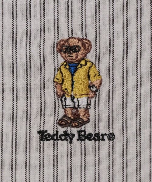 SHIPS / シップス シャツ・ブラウス | SHIPS Colors:TeddyBear(R) コラボ ワンポイント 刺繍 シャツ | 詳細7