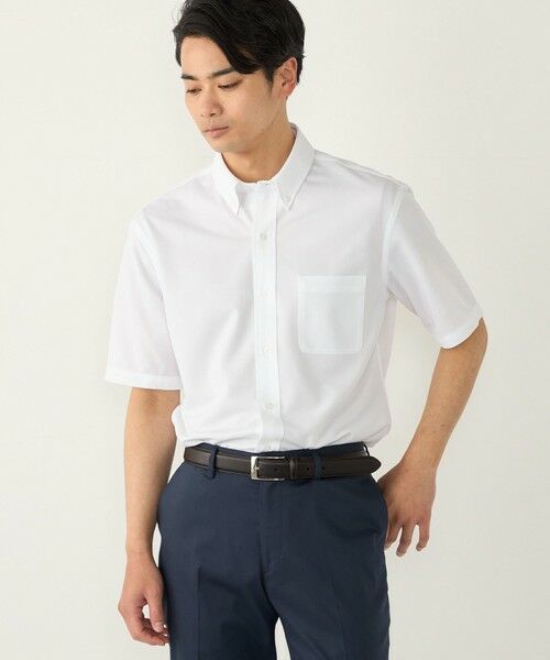 SHIPS / シップス シャツ・ブラウス | SHIPS Colors:〈吸水速乾・接触冷感〉SMART TECH(R) ノーアイロン 半袖シャツ | 詳細14