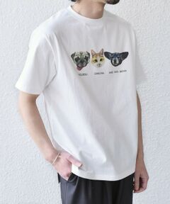 SHIPS / シップス Tシャツ | さかがみ家×SHIPS:コラボ プリント Tシャツ◇