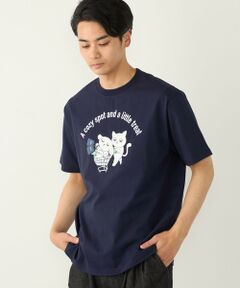 SHIPS / シップス Tシャツ | さかがみ家×SHIPS:コラボ プリント Tシャツ◇