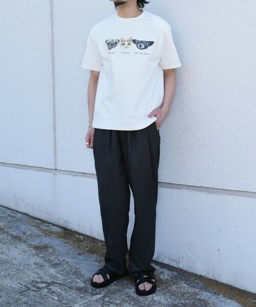 SHIPS / シップス Tシャツ | さかがみ家×SHIPS:コラボ プリント Tシャツ◇ | 詳細7
