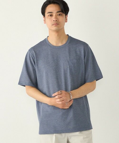 SHIPS / シップス Tシャツ | 《予約》SHIPS Colors:〈速乾・接触冷感〉Breeze Cool(R) Tシャツ◆（ライトブルー）