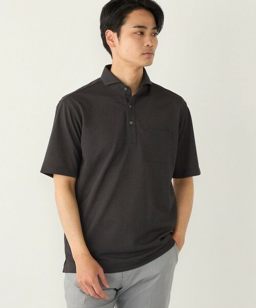 SHIPS / シップス ポロシャツ | 《予約》SHIPS Colors:〈速乾・接触冷感〉Breeze Cool(R) ポロシャツ◆（ダークグレー）