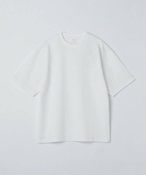 SHIPS / シップス Tシャツ | SHIPS Colors:〈抗菌防臭・接触冷感・吸水速乾〉シルケット ビッグ Tシャツ（ライトホワイト）