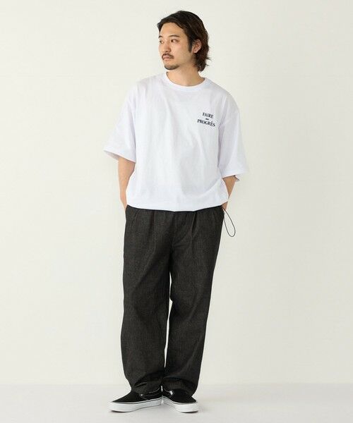 SHIPS / シップス Tシャツ | SHIPS Colors:ドルマンスリーブ ビッグ Tシャツ | 詳細4