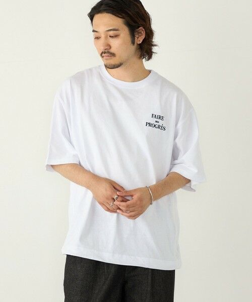 SHIPS / シップス Tシャツ | SHIPS Colors:ドルマンスリーブ ビッグ Tシャツ | 詳細6