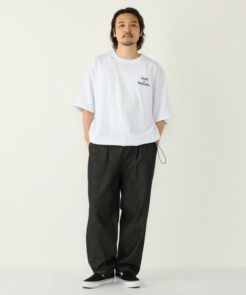 SHIPS / シップス Tシャツ | SHIPS Colors:ドルマンスリーブ ビッグ Tシャツ | 詳細9