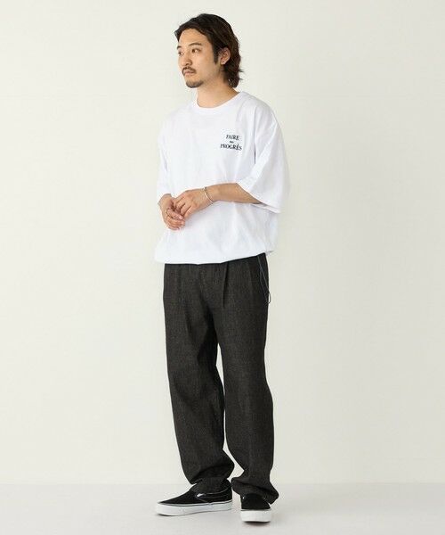 SHIPS / シップス Tシャツ | SHIPS Colors:ドルマンスリーブ ビッグ Tシャツ | 詳細10