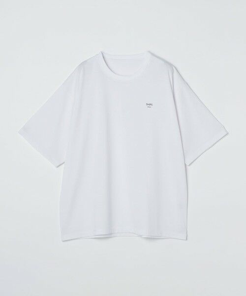 SHIPS / シップス Tシャツ | 【WEB限定】SHIPS Colors:〈汗染み防止〉タイニーロゴ Tシャツ | 詳細1