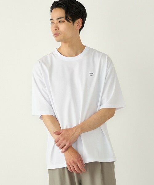 SHIPS / シップス Tシャツ | 【WEB限定】SHIPS Colors:〈汗染み防止〉タイニーロゴ Tシャツ | 詳細4