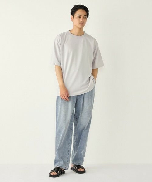 SHIPS / シップス Tシャツ | 《予約》【WEB限定】SHIPS Colors:Wフェイス ニット襟 Tシャツ◆ | 詳細13