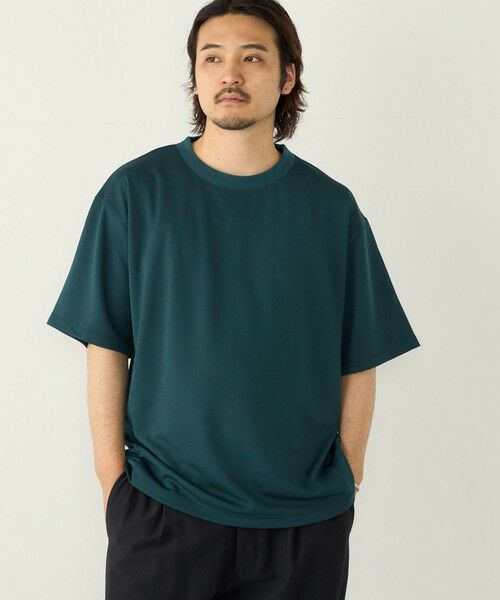 SHIPS / シップス Tシャツ | 《予約》【WEB限定】SHIPS Colors:Wフェイス ニット襟 Tシャツ◆ | 詳細18
