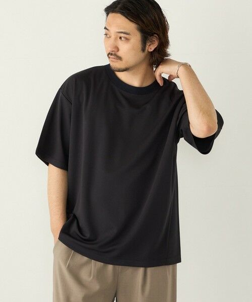 SHIPS / シップス Tシャツ | 《予約》【WEB限定】SHIPS Colors:Wフェイス ニット襟 Tシャツ◆ | 詳細26