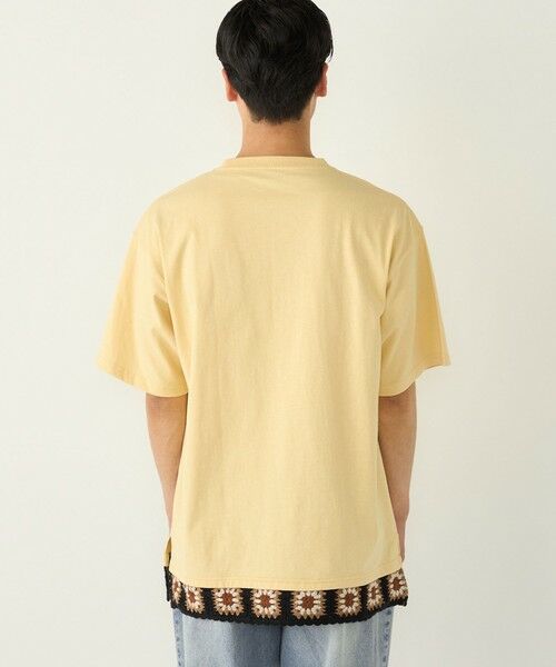 SHIPS / シップス Tシャツ | 《予約》【WEB限定】SHIPS Colors:クロシェニット ロゴ刺繍 Tシャツ◆ | 詳細23