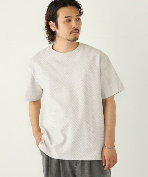 SHIPS / シップス Tシャツ | SHIPS Colors:リンクス ジャカード Tシャツ◇ | 詳細10