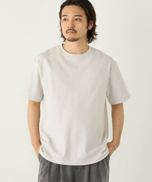 SHIPS / シップス Tシャツ | SHIPS Colors:リンクス ジャカード Tシャツ◇ | 詳細11