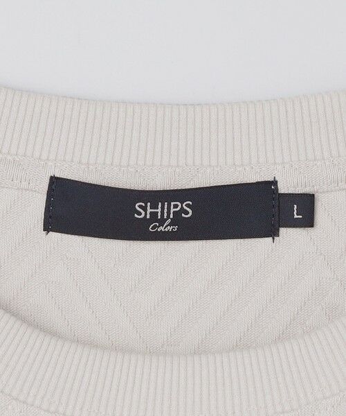 SHIPS / シップス Tシャツ | 《予約》SHIPS Colors:リンクス ジャカード Tシャツ◆ | 詳細5