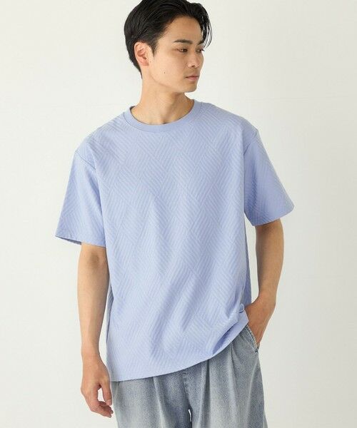 SHIPS / シップス Tシャツ | SHIPS Colors:リンクス ジャカード Tシャツ◇ | 詳細23