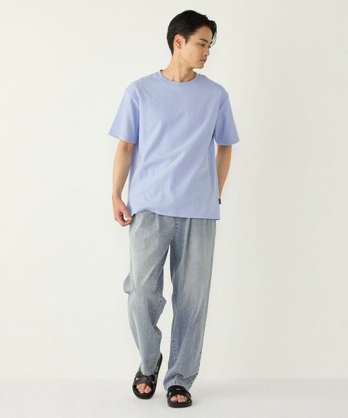 SHIPS / シップス Tシャツ | SHIPS Colors:リンクス ジャカード Tシャツ◇ | 詳細24