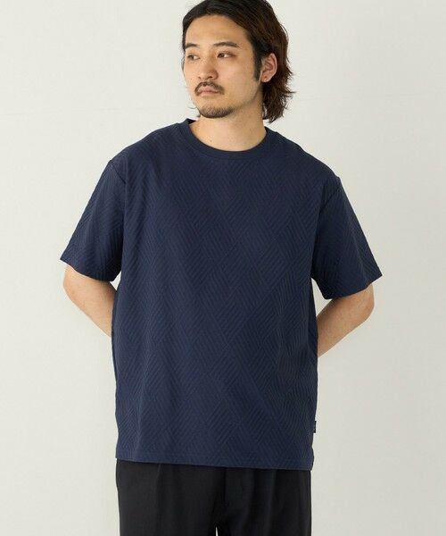 SHIPS / シップス Tシャツ | SHIPS Colors:リンクス ジャカード Tシャツ◇ | 詳細30