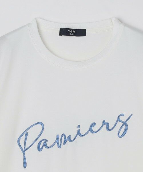 SHIPS / シップス Tシャツ | 《予約》【WEB限定】SHIPS Colors:ロープ刺繍 Tシャツ◆ | 詳細3