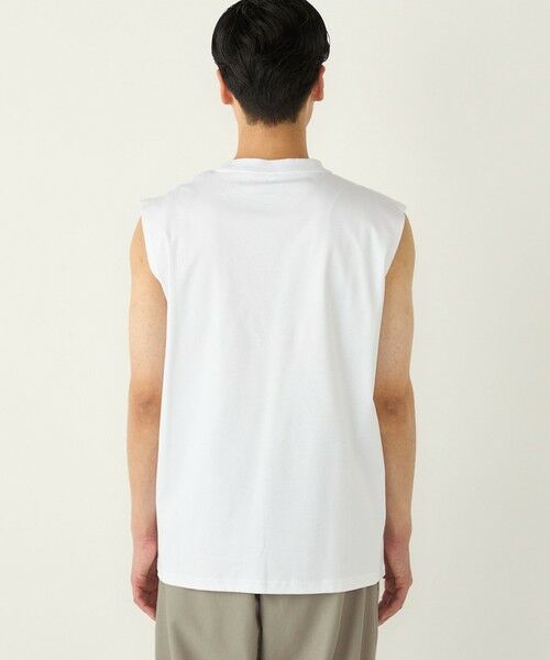 SHIPS / シップス タンクトップ | SHIPS Colors:〈抗菌防臭・接触冷感〉シルケット コットン ノースリーブ Tシャツ | 詳細11