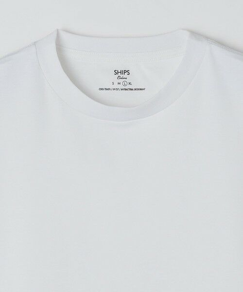 SHIPS / シップス タンクトップ | SHIPS Colors:〈抗菌防臭・接触冷感〉シルケット コットン ノースリーブ Tシャツ | 詳細2