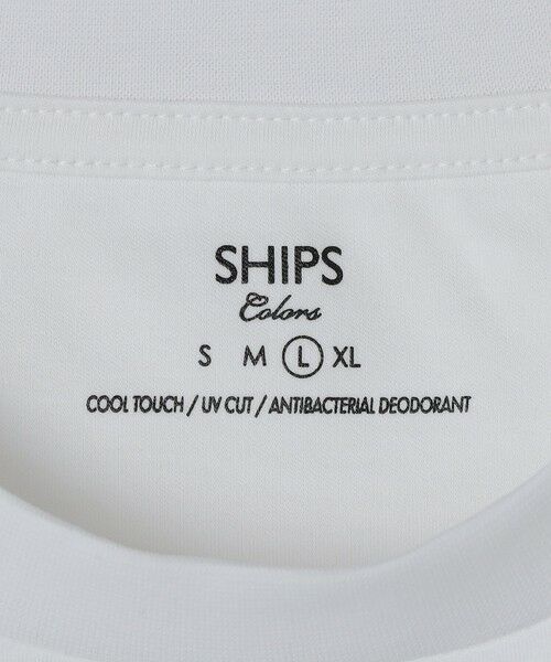 SHIPS / シップス タンクトップ | SHIPS Colors:〈抗菌防臭・接触冷感〉シルケット コットン ノースリーブ Tシャツ | 詳細5