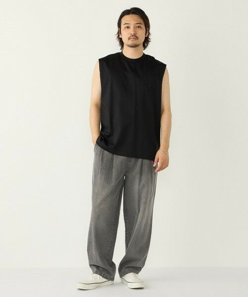 SHIPS / シップス タンクトップ | SHIPS Colors:〈抗菌防臭・接触冷感〉シルケット コットン ノースリーブ Tシャツ | 詳細27