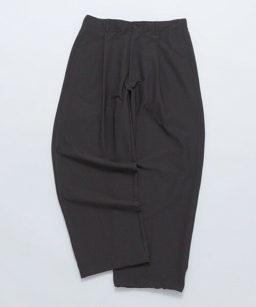 SHIPS / シップス その他パンツ | 【WEB限定】SHIPS Colors:〈洗濯機可能〉2WAY ストレッチ イージー ワイド パンツ（ダークグレー）