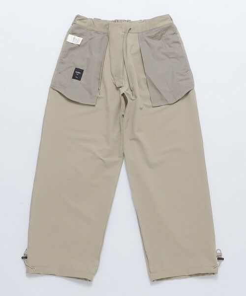 SHIPS / シップス その他パンツ | 【WEB限定】SHIPS Colors:〈洗濯機可能〉2WAY ストレッチ イージー ワイド パンツ | 詳細4