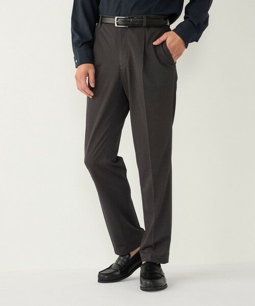 SHIPS / シップス スラックス・ドレスパンツ | 《予約》SHIPS Colors:〈速乾・接触冷感〉Breeze Cool(R) スラックス◆（ダークグレー）