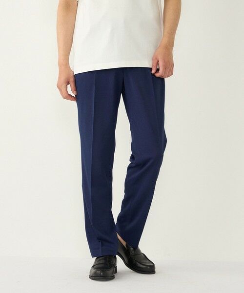SHIPS / シップス スラックス・ドレスパンツ | 《予約》SHIPS Colors:〈速乾・接触冷感〉Breeze Cool(R) スラックス◆（ネイビー）