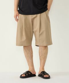 SHIPS / シップス ショート・ハーフ・半端丈パンツ | 《予約》SHIPS Colors:〈洗濯機可能〉2タック ワイド ショーツ◆