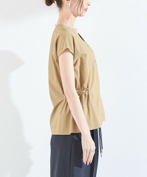 SHIPS / シップス シャツ・ブラウス | 《予約》SHIPS Colors:〈接触冷感・UVカット・透湿〉ファンクション ギャザー ブラウス◆ | 詳細12