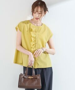 SHIPS / シップス シャツ・ブラウス | SHIPS Colors:〈洗濯機可能〉サッカー フロントフリル ブラウス