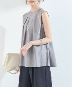 SHIPS / シップス シャツ・ブラウス | 《予約》SHIPS Colors:〈手洗い可能〉リネンライク シャンブレー ノースリーブ ブラウス◆