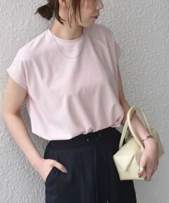 SHIPS / シップス Tシャツ | 《予約》SHIPS Colors:〈接触冷感・手洗い可能〉クールタッチ シアー フレア Tシャツ◆