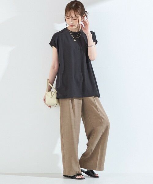SHIPS / シップス Tシャツ | 《予約》SHIPS Colors:〈接触冷感・手洗い可能〉クールタッチ シアー フレア Tシャツ◆ | 詳細20