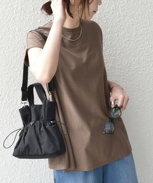 SHIPS / シップス Tシャツ | 《予約》SHIPS Colors:〈接触冷感・手洗い可能〉クールタッチ シアー フレア Tシャツ◆ | 詳細27