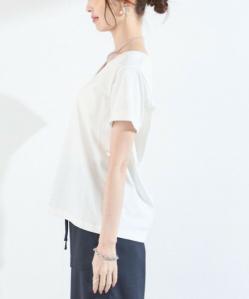 SHIPS / シップス Tシャツ | SHIPS Colors:〈汗染み防止・手洗い可能〉Vネック Tシャツ | 詳細4