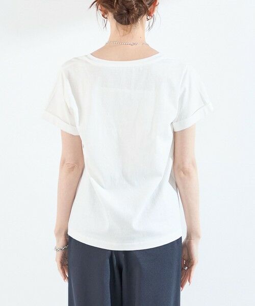 SHIPS / シップス Tシャツ | SHIPS Colors:〈汗染み防止・手洗い可能〉Vネック Tシャツ | 詳細5
