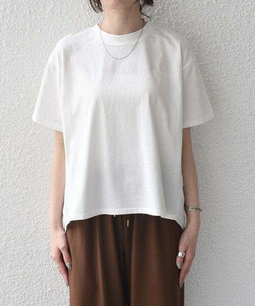 SHIPS / シップス Tシャツ | SHIPS Colors:〈手洗い可能〉バックティアード デザイン カットソー | 詳細3