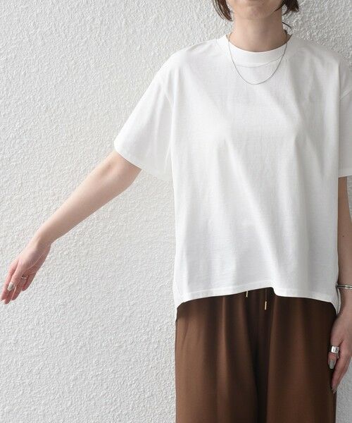 SHIPS / シップス Tシャツ | SHIPS Colors:〈手洗い可能〉バックティアード デザイン カットソー | 詳細5